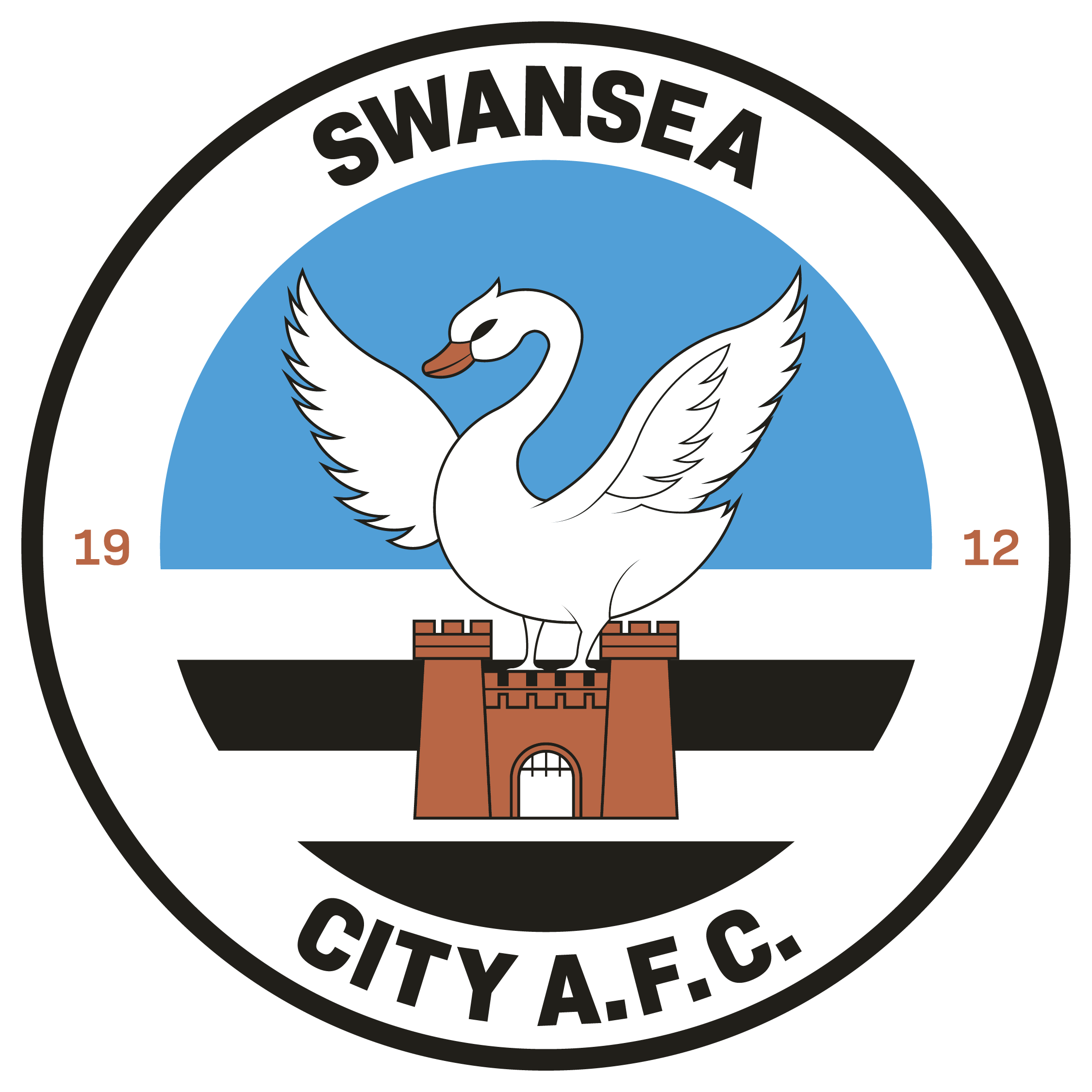 Swansea City 22 23 Badge Blue 